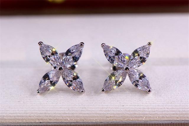 Attractive Selection Lab Diamond Stud Earrings 100% original 925 sterling silver- Factory Direct Prices by Jewellery Supermarket - The Jewellery Supermarket