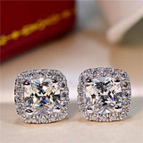 Attractive Selection Lab Diamond Stud Earrings 100% original 925 sterling silver- Factory Direct Prices by Jewellery Supermarket - The Jewellery Supermarket