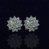 Attractive Selection Lab Diamond Stud Earrings 100% original 925 sterling silver- Factory Direct Prices by Jewellery Supermarket - The Jewellery Supermarket