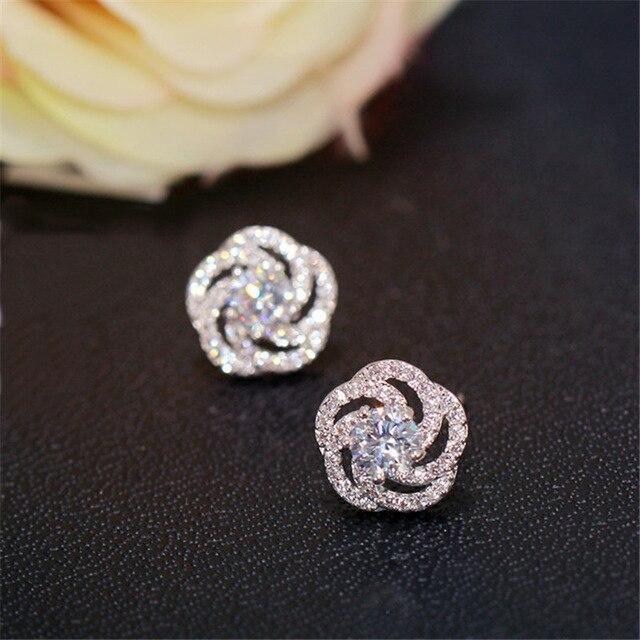 Attractive Selection Lab Diamond Stud Earrings 100% original 925 sterling silver- Factory Direct Prices by Jewellery Supermarket - The Jewellery Supermarket