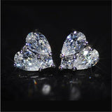 Attractive Selection Lab Diamond Stud Earrings 100% original 925 sterling silver- Factory Direct Prices by Jewellery Supermarket - The Jewellery Supermarket