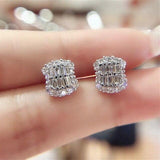Attractive Selection Lab Diamond Stud Earrings 100% original 925 sterling silver- Factory Direct Prices by Jewellery Supermarket - The Jewellery Supermarket