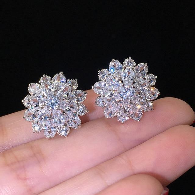 Attractive Selection Lab Diamond Stud Earrings 100% original 925 sterling silver- Factory Direct Prices by Jewellery Supermarket - The Jewellery Supermarket