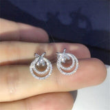 Attractive Selection Lab Diamond Stud Earrings 100% original 925 sterling silver- Factory Direct Prices by Jewellery Supermarket - The Jewellery Supermarket