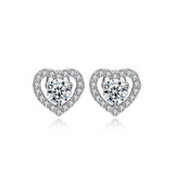 Attractive Selection Lab Diamond Stud Earrings 100% original 925 sterling silver- Factory Direct Prices by Jewellery Supermarket - The Jewellery Supermarket
