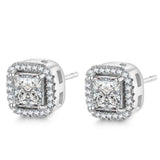 Attractive Selection Lab Diamond Stud Earrings 100% original 925 sterling silver- Factory Direct Prices by Jewellery Supermarket - The Jewellery Supermarket