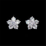 Attractive Selection Lab Diamond Stud Earrings 100% original 925 sterling silver- Factory Direct Prices by Jewellery Supermarket - The Jewellery Supermarket