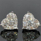 Attractive Selection Lab Diamond Stud Earrings 100% original 925 sterling silver- Factory Direct Prices by Jewellery Supermarket - The Jewellery Supermarket