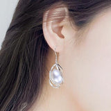 Beautiful 925 Sterling Natural Freshwater Water Drop Pearl Earrings- Factory Direct Prices by Jewellery Supermarket - The Jewellery Supermarket
