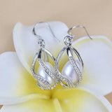 Beautiful 925 Sterling Natural Freshwater Water Drop Pearl Earrings- Factory Direct Prices by Jewellery Supermarket - The Jewellery Supermarket