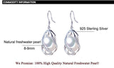 Beautiful 925 Sterling Natural Freshwater Water Drop Pearl Earrings- Factory Direct Prices by Jewellery Supermarket - The Jewellery Supermarket