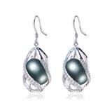 Beautiful 925 Sterling Natural Freshwater Water Drop Pearl Earrings- Factory Direct Prices by Jewellery Supermarket - The Jewellery Supermarket