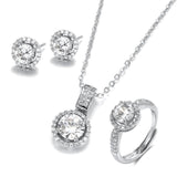 Best Seller - Delightful 18KGP AAA+ Zircon Jewelry Set - The Jewellery Supermarket