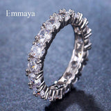 Captivating  AAA Zircon White Blue Green Red Selection Design Ring - Factory Direct Prices by Jewellery Supermarket