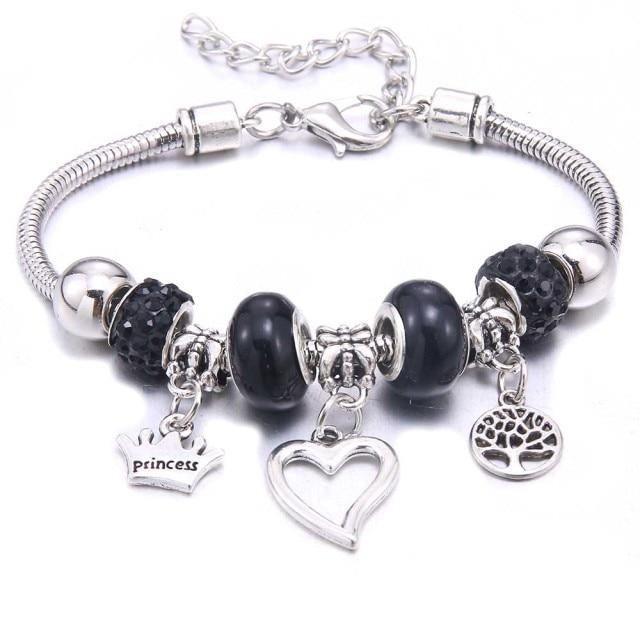 Charm Beads 6-color Palm Crystal Beads Fine Bracelets & Bangles - The Jewellery Supermarket