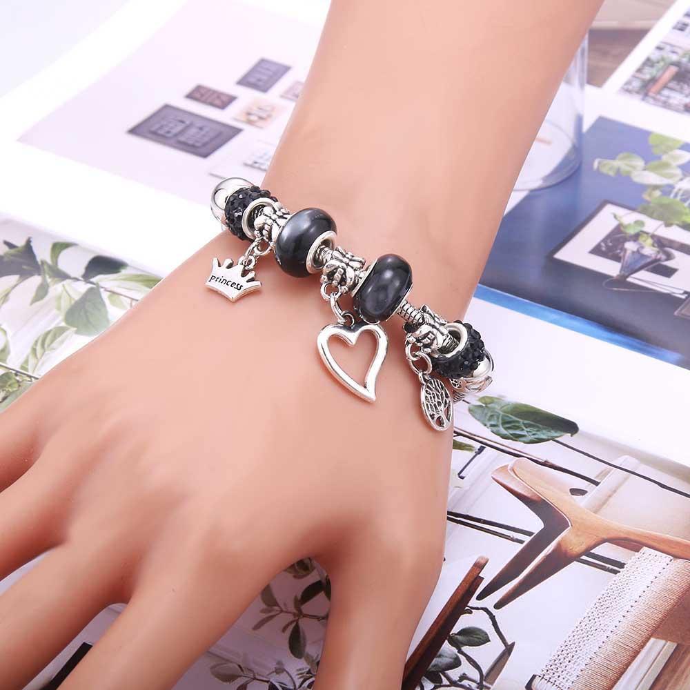 Charm Beads 6-color Palm Crystal Beads Fine Bracelets & Bangles - The Jewellery Supermarket