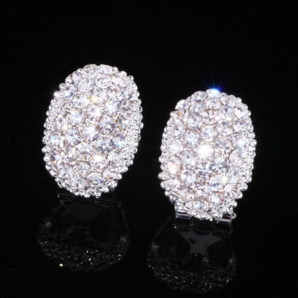Classic Design Romantic Elegant Fashion AAA+ Cubic Zirconia Stone Stud Earrings - The Jewellery Supermarket