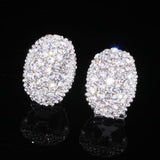 Classic Design Romantic Elegant Fashion AAA+ Cubic Zirconia Stone Stud Earrings - The Jewellery Supermarket
