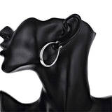Classy 925 Sterling Silver Smooth Circle Hoop Earrings - Best Online Prices by Jewellery Supermarket - The Jewellery Supermarket