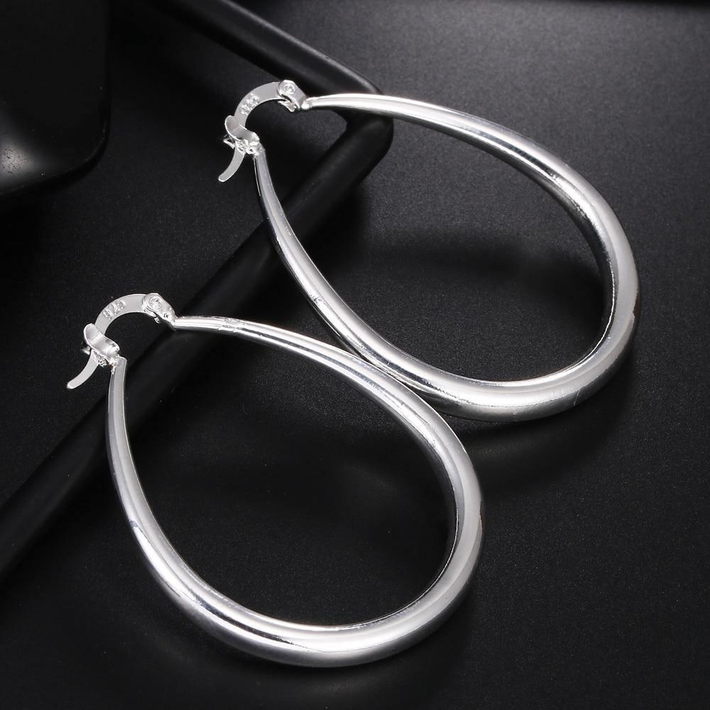 Classy Silver Plated Charms U-shaped Silver Drop Earrings - Factory Direct Prices by Jewellery Supermarket - The Jewellery Supermarket