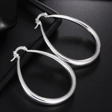 Classy Silver Plated Charms U-shaped Silver Drop Earrings - Factory Direct Prices by Jewellery Supermarket - The Jewellery Supermarket