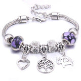 Colorful Crystal DIY Beads Charm Bracelet & Bangles - The Jewellery Supermarket