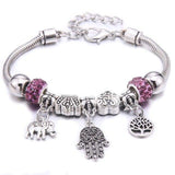 Colorful Crystal DIY Beads Charm Bracelet & Bangles - The Jewellery Supermarket