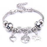 Colorful Crystal DIY Beads Charm Bracelet & Bangles - The Jewellery Supermarket