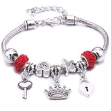 Colorful Crystal DIY Beads Charm Bracelet & Bangles - The Jewellery Supermarket
