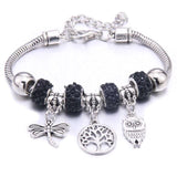 Colorful Crystal DIY Beads Charm Bracelet & Bangles - The Jewellery Supermarket