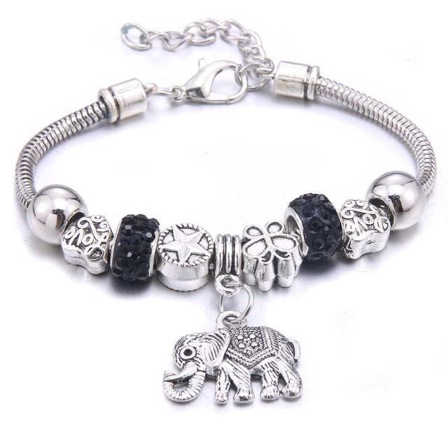 Colorful Crystal DIY Beads Charm Bracelet & Bangles - The Jewellery Supermarket