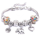 Colorful Crystal DIY Beads Charm Bracelet & Bangles - The Jewellery Supermarket