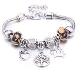Colorful Crystal DIY Beads Charm Bracelet & Bangles - The Jewellery Supermarket