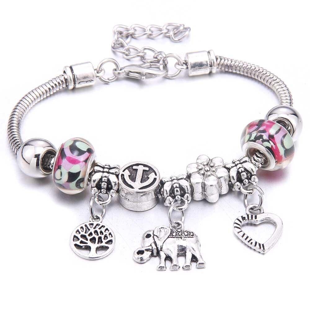 Colorful Crystal DIY Beads Charm Bracelet & Bangles - The Jewellery Supermarket