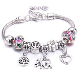 Colorful Crystal DIY Beads Charm Bracelet & Bangles - The Jewellery Supermarket