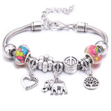 Colorful Crystal DIY Beads Charm Bracelet & Bangles - The Jewellery Supermarket