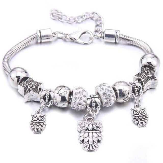 Colorful Crystal DIY Beads Charm Bracelet & Bangles - The Jewellery Supermarket