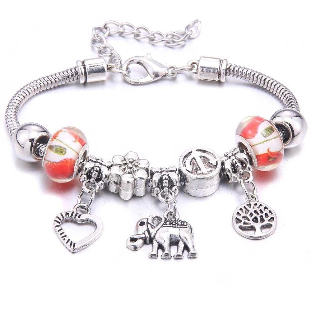 Colorful Crystal DIY Beads Charm Bracelet & Bangles - The Jewellery Supermarket
