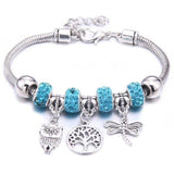 Colorful Crystal DIY Beads Charm Bracelet & Bangles - The Jewellery Supermarket