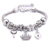 Colorful Crystal DIY Beads Charm Bracelet & Bangles - The Jewellery Supermarket