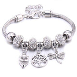 Colorful Crystal DIY Beads Charm Bracelet & Bangles - The Jewellery Supermarket