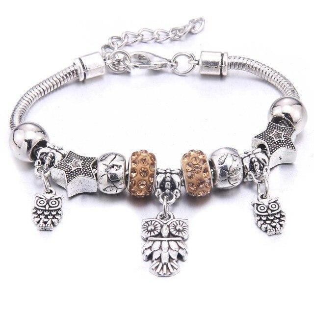 Colorful Crystal DIY Beads Charm Bracelet & Bangles - The Jewellery Supermarket