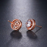 Cute 4 Prongs Setting High Quality CZ Cubic Zirconia Stud Earrings - Lowest Prices by Jewellery Supermarket - The Jewellery Supermarket