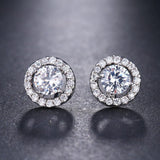Cute 4 Prongs Setting High Quality CZ Cubic Zirconia Stud Earrings - Lowest Prices by Jewellery Supermarket - The Jewellery Supermarket