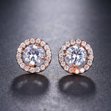 Cute 4 Prongs Setting High Quality CZ Cubic Zirconia Stud Earrings - Lowest Prices by Jewellery Supermarket - The Jewellery Supermarket