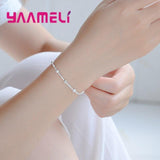 Delicate S925 Sterling Silver Cute Round Beads Bracelet Anklet - Best Online Prices by Jewellery Supermarket - The Jewellery Supermarket