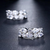 Delightful CZ Zircon 12 Colours Earrings - Best Online Prices by Jewellery Supermarket - The Jewellery Supermarket
