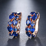 Delightful CZ Zircon 12 Colours Earrings - Best Online Prices by Jewellery Supermarket - The Jewellery Supermarket