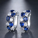Delightful CZ Zircon 12 Colours Earrings - Best Online Prices by Jewellery Supermarket - The Jewellery Supermarket