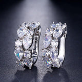 Delightful CZ Zircon 12 Colours Earrings - Best Online Prices by Jewellery Supermarket - The Jewellery Supermarket